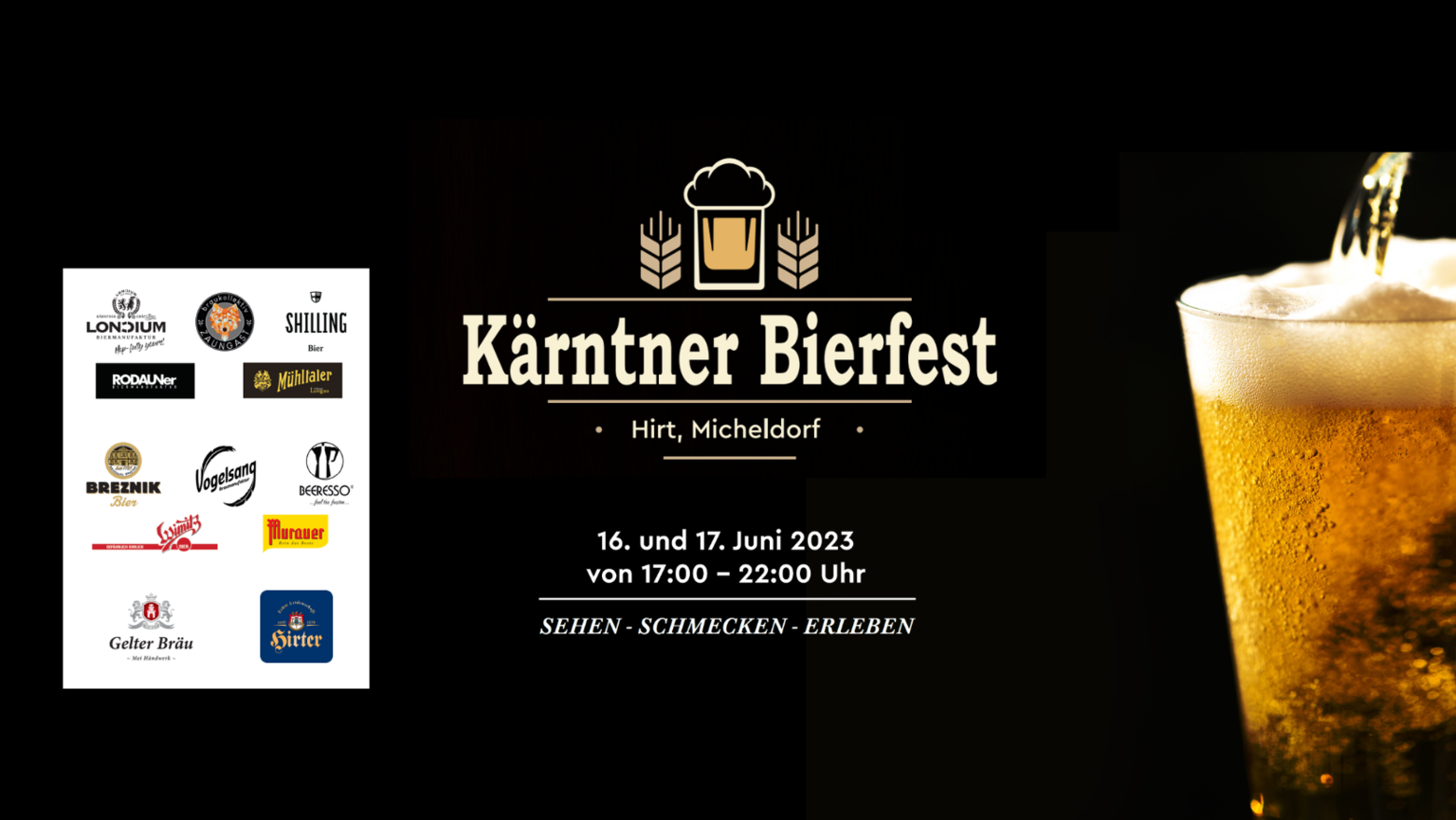 Kaerntner Bierfest Webiste Header