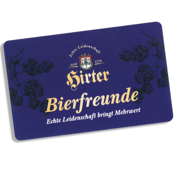 Hirter Bierfreundekarte