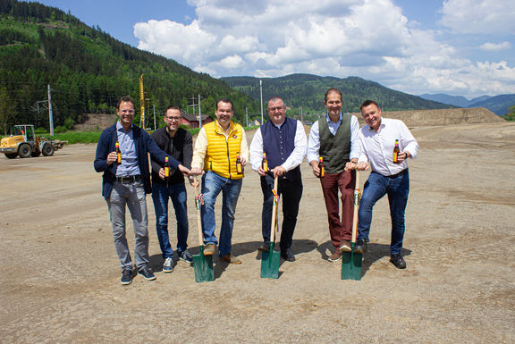 Spatenanstich Lager und Logistikzentrum neu