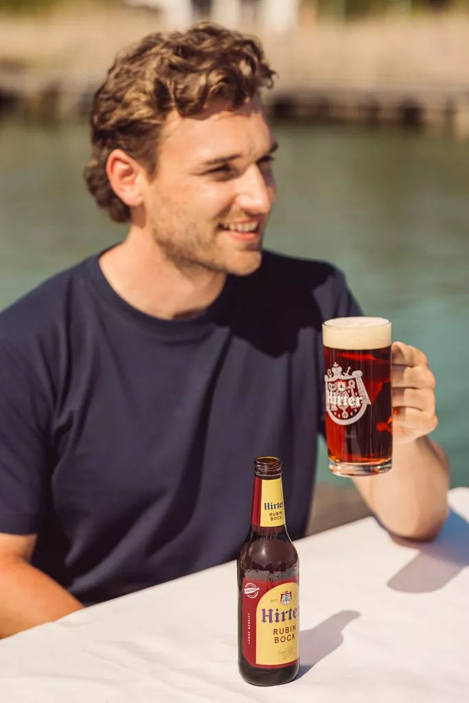 Hirter Rubin Bock ©Privatbrauerei Hirt