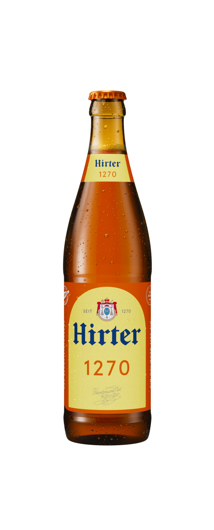 Eine Flasche Hirter 1270