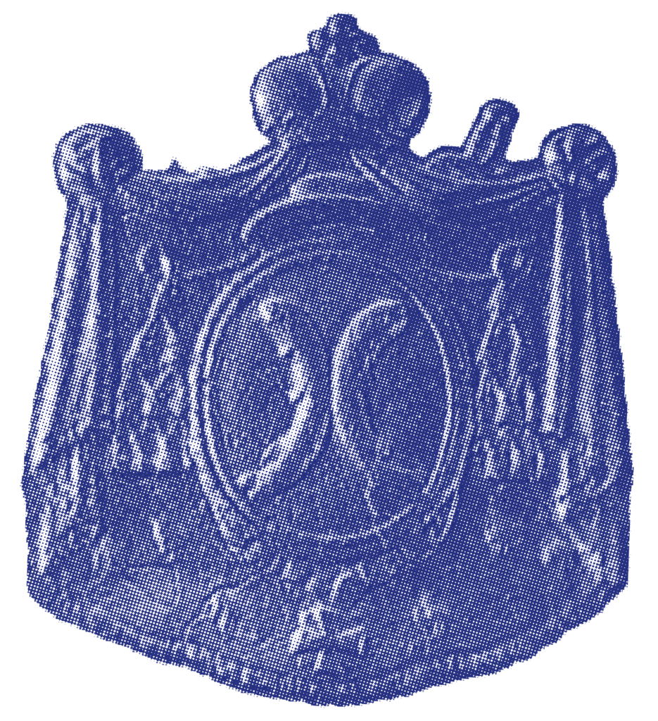 Das Bischofswappen von Kardinal Salm in blau Das alte Wappen des einstigen Fürstbischof von Gurk.
